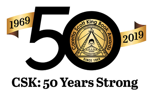 Coretta Scott King Award 50th Anniversary logo