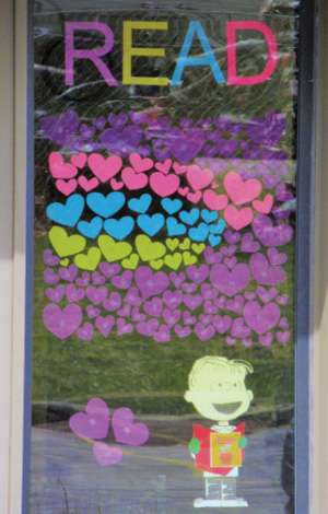 Early in the pandemic, many businesses, homes, and libraries were putting hearts in their windows to stay connected. This was seen at the Ashwaubenon branch of the Brown County (WI) Library. 