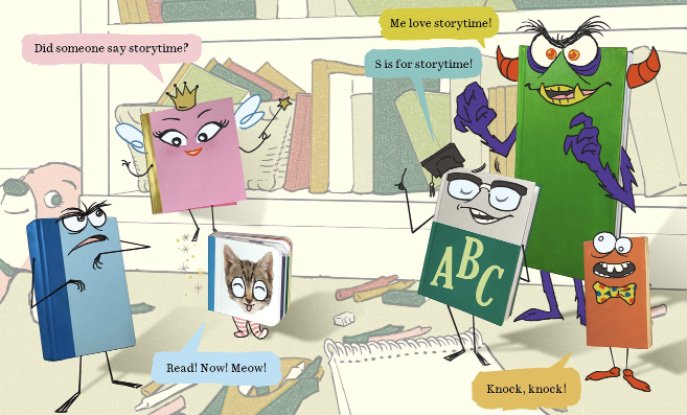 Interior illustration from A Very Cranky Book by Angela DiTerlizzi, illustrated by Tony DiTerlizzi (Quill Tree, 2023). Used with permission.