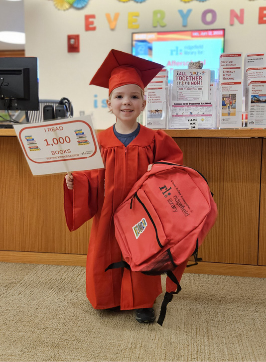 A young graduate of the 1,000 Books before Kindergarten challenge from Connecticut. For more about a unique approach to the challenge,