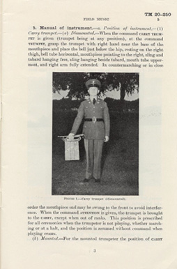 Page 5 of Technical Manual TM 20–250: Field Music, 1940.