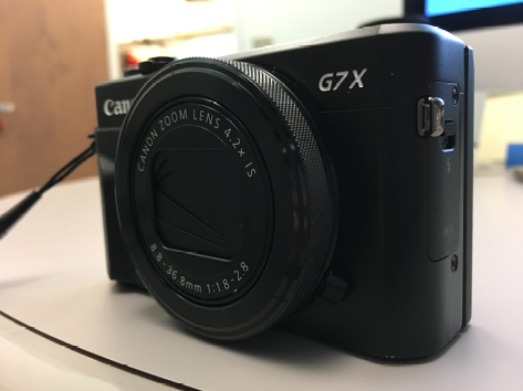 Figure 4.1. David’s Canon PowerShot G7 X Mark II camera.