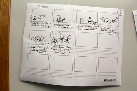 Figure 5.3. Example of a storyboard.